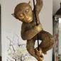Preview: Deckenlampe Chip Affe Monkey gold