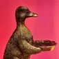 Preview: Kartenhalter Ente gold von Wvoß