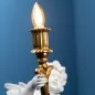 Preview: Tischlampe Engel weiß gold