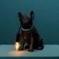 Preview: Tiischleuchte Francis schwarze Bulldogge
