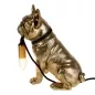 Preview: goldene Lampe französische Bulldogge