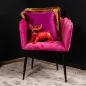Preview: Sessel mit Kissen in lila und orange