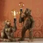 Preview: goldene Affenlampen mit Glühbirne von Voß