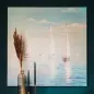 Preview: Wandbild mit Segelschiffen auf See von Werner Voß
