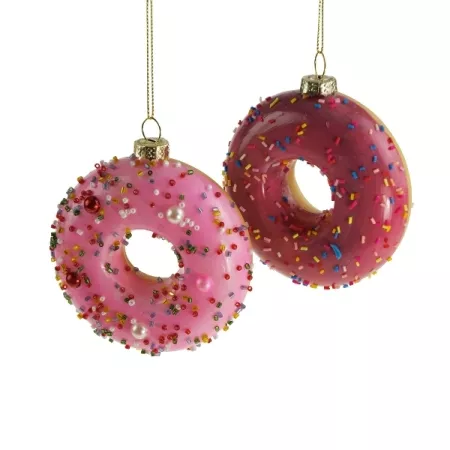 Glashänger Donut rosa und pink