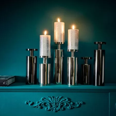 Kerzenständer aus Edelstahl