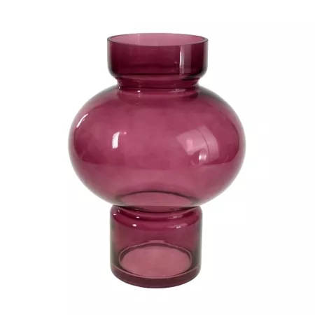 Vase aus Glas lila