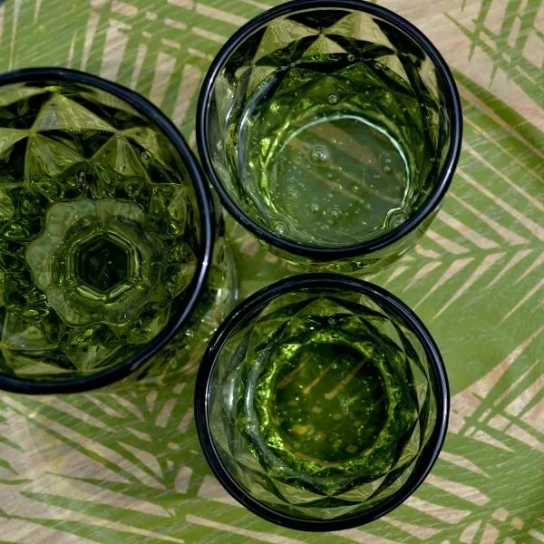 Trinkgläser grün von Werner Voß