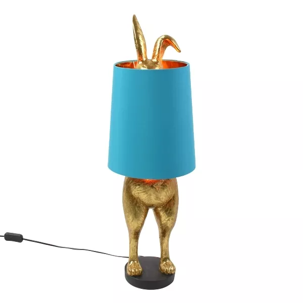 Hasenlampe Hiding Bunny türkis
