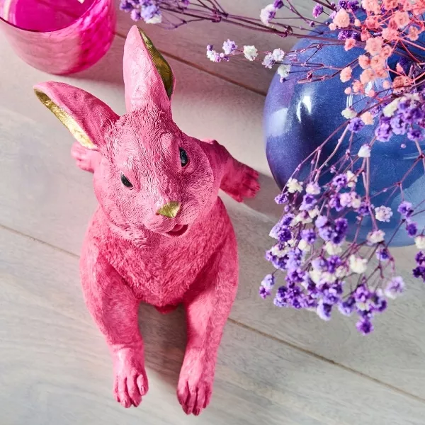 Hase Sternengucker pink relaxing Rabbit