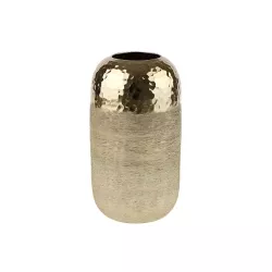 Vase aus Aluminium, geteilte Oberfläche