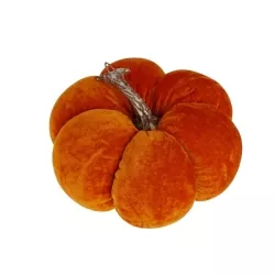 Deko Kürbis Kissen orange